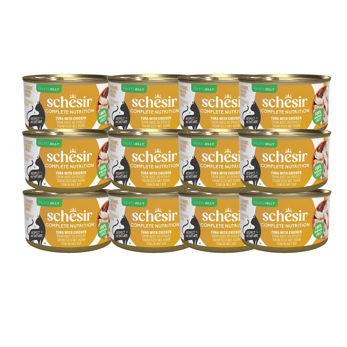 Schesir Jelly Tuna & Chicken 85 g